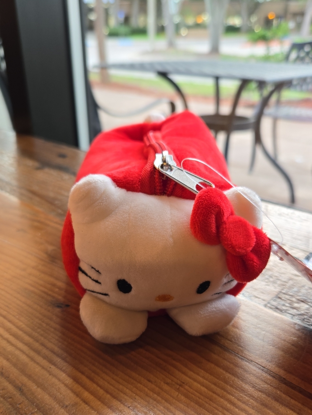 Hello Kitty Soft Plush Multi-Function Storage Case, Sanrio Plush Bag Charm